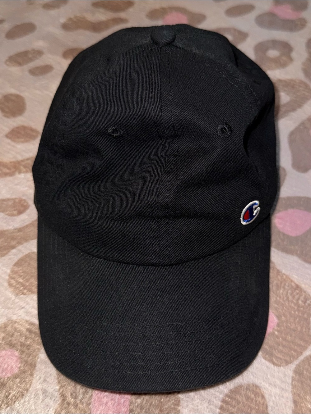 Champion Heritage Dad Hat Black Adjustable Preowned